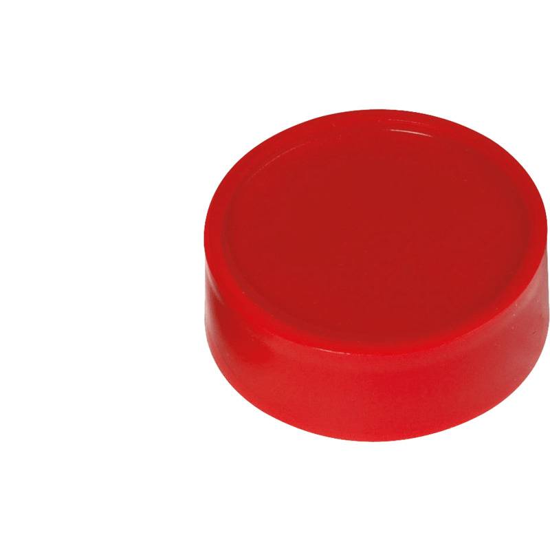 MAUL Industriemagnet, Durchm.: 34 mm, Haftkraft: 2 kg, rot