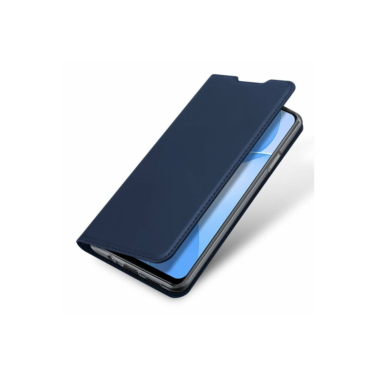 Buch Tasche "Dux Ducis" für Realme 9i Handy Hülle Schutzhülle mit Standfunktion, Kartenfach schwarz Blau