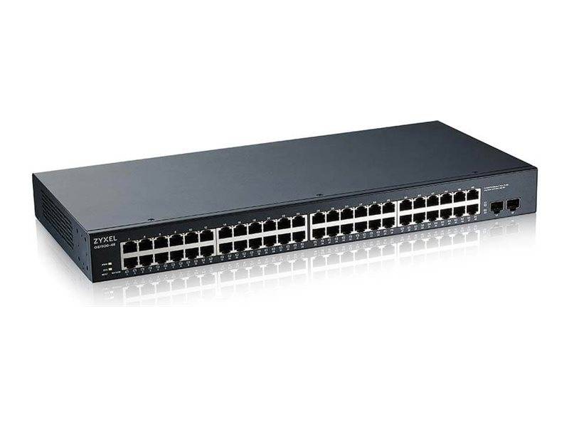 Zyxel GS1900-48 - Switch - Smart - 48 x 10/100/1000 + 2 x Gigabit SFP