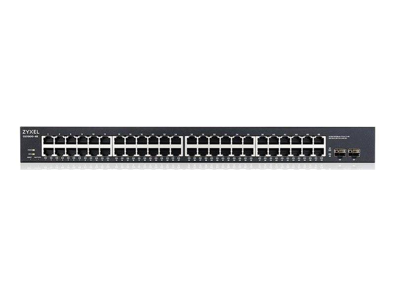 Zyxel GS1900-48 - Switch - Smart - 48 x 10/100/1000 + 2 x Gigabit SFP