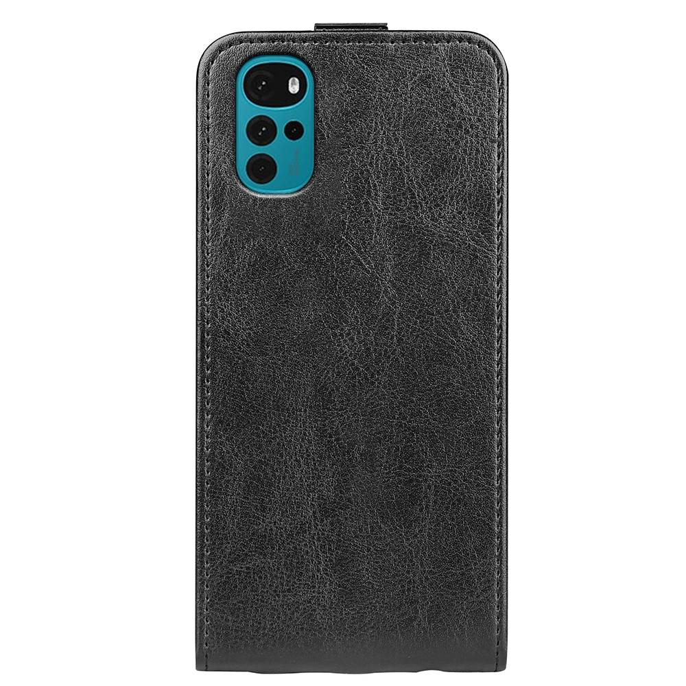 Fliptasche Premium Schwarz für Motorola Moto G22 Hülle Case Cover Schutz Zubehör Etui Neu