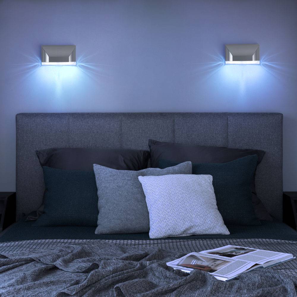 Wandleuchte Batteriebetrieben Bewegungsmelder LED Treppenbeleuchtung Batterie Nachtlicht Schrankbeleuchtung LED Bewegungssensor, zum Kleben oder