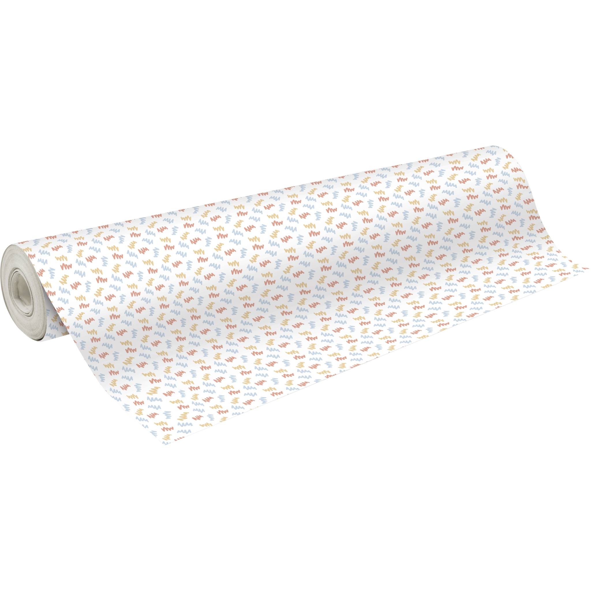 Clairefontaine Geschenkpapierrolle 50x0,70m, Zick Zack - Mehrfarbig 211941C