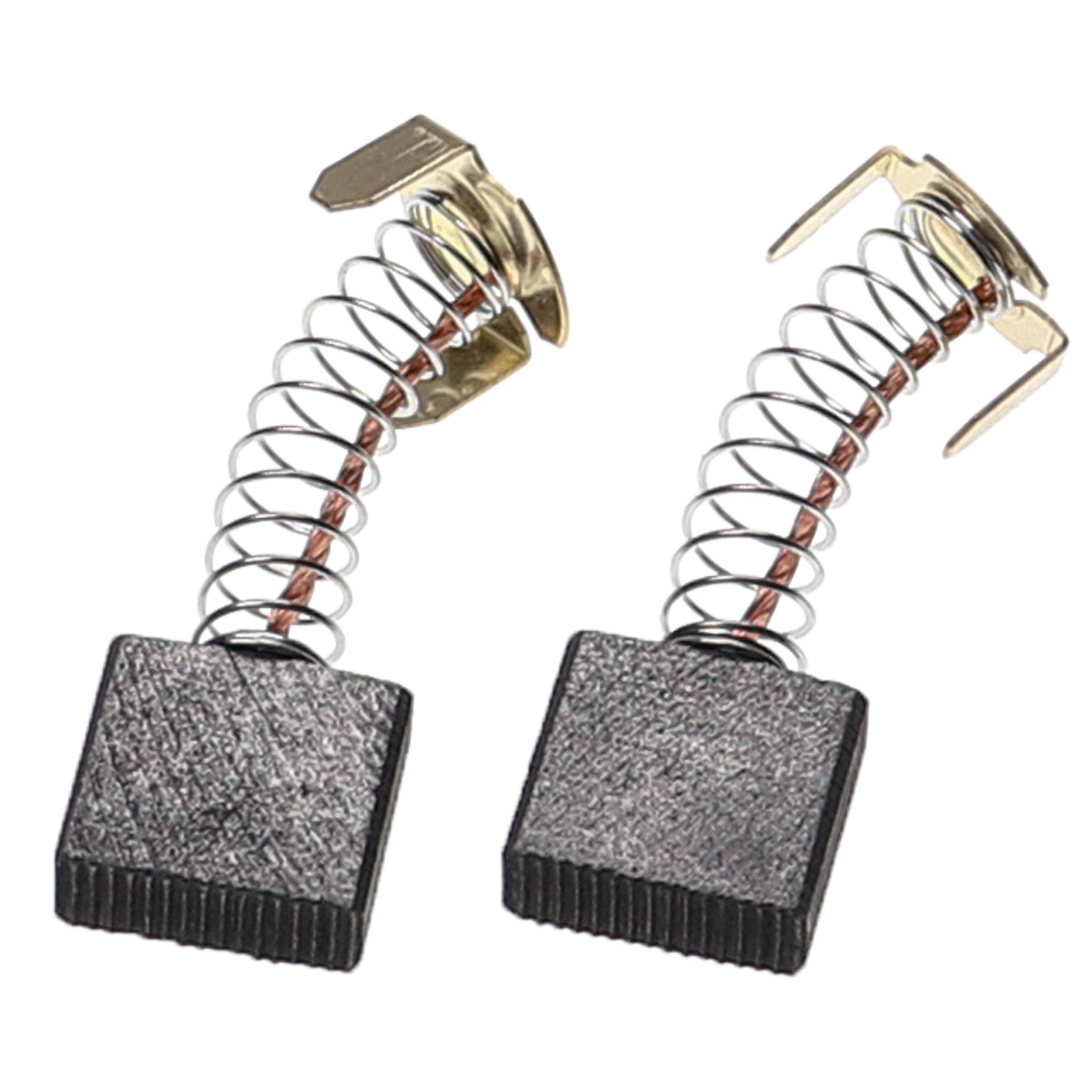 vhbw 2x Kohlebürste 7 x 7 x 17 mm kompatibel mit Hitachi H90SE, H90SC, H65SA, H65SC, H65SB, H70SA, H65SD, H90SB, H70SD Elektrowerkzeug + Feder