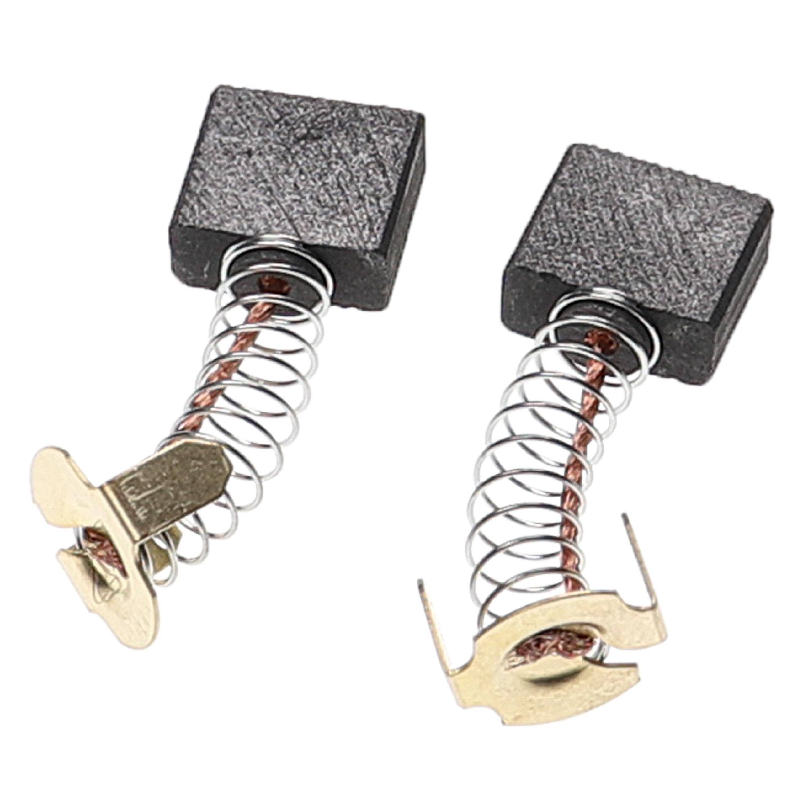 vhbw 2x Kohlebürste 7 x 7 x 17 mm kompatibel mit Hitachi H90SE, H90SC, H65SA, H65SC, H65SB, H70SA, H65SD, H90SB, H70SD Elektrowerkzeug + Feder