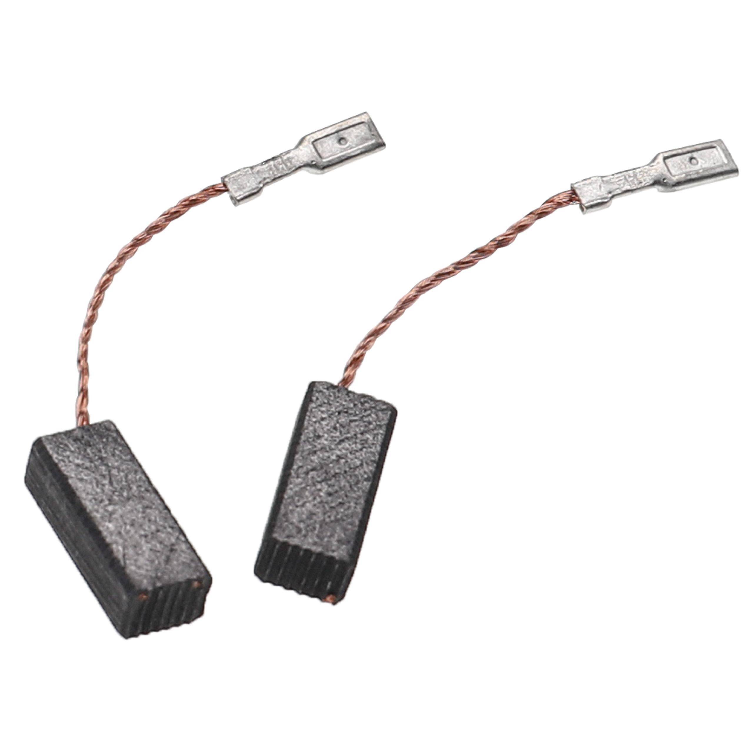 vhbw 2x Kohlebürste Motorkohle Schleifkohle 6 x 8 x 18mm Ersatz für Black & Decker 323660-00, 323660-03, 320876 für Elektrowerkzeug