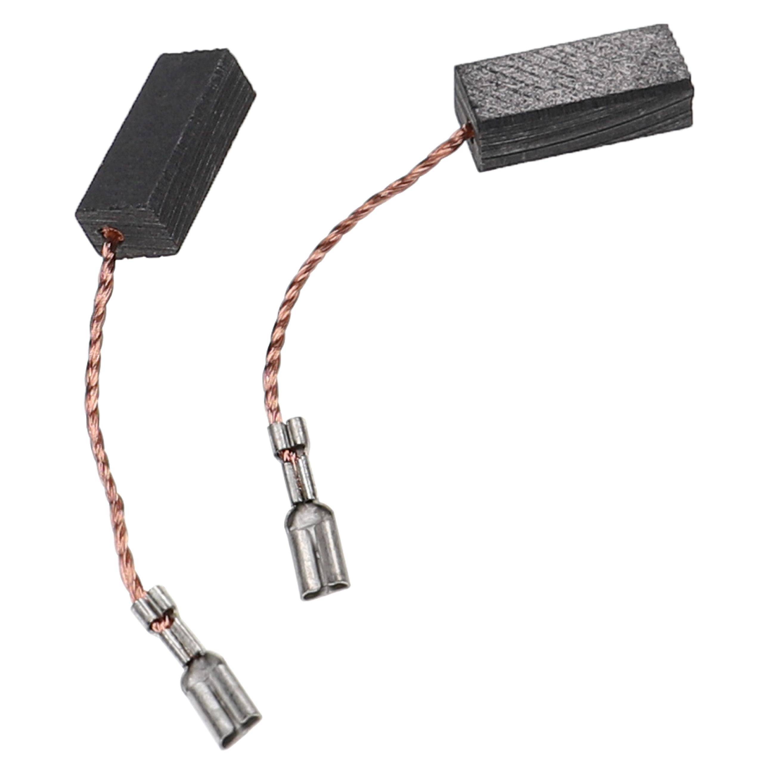 vhbw 2x Kohlebürste Motorkohle Schleifkohle 6 x 8 x 18mm Ersatz für Black & Decker 323660-00, 323660-03, 320876 für Elektrowerkzeug