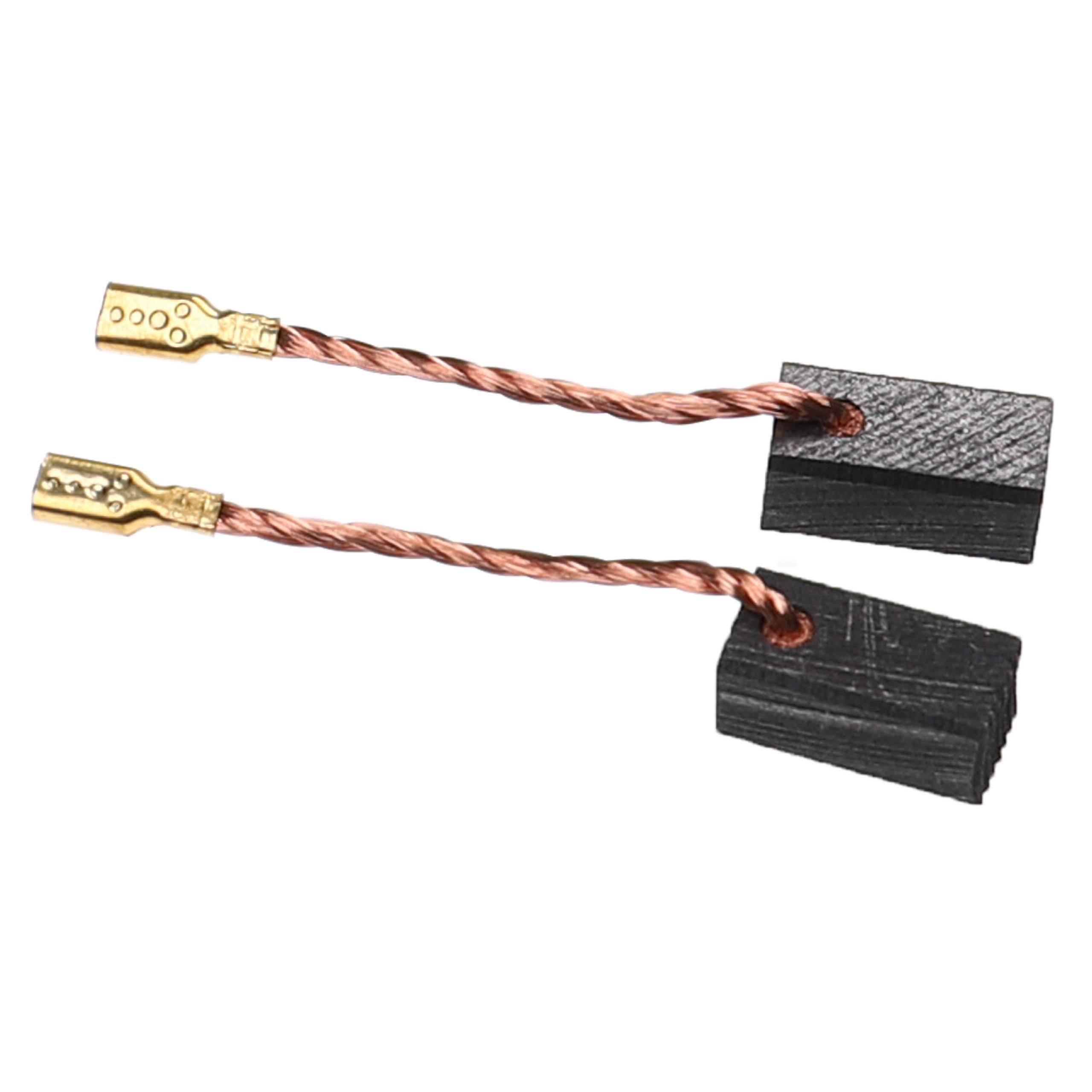 vhbw 2x Kohlebürste 6,3 x 7,3 x 14 mm Ersatz für Hitachi 999-005 für Elektrowerkzeug