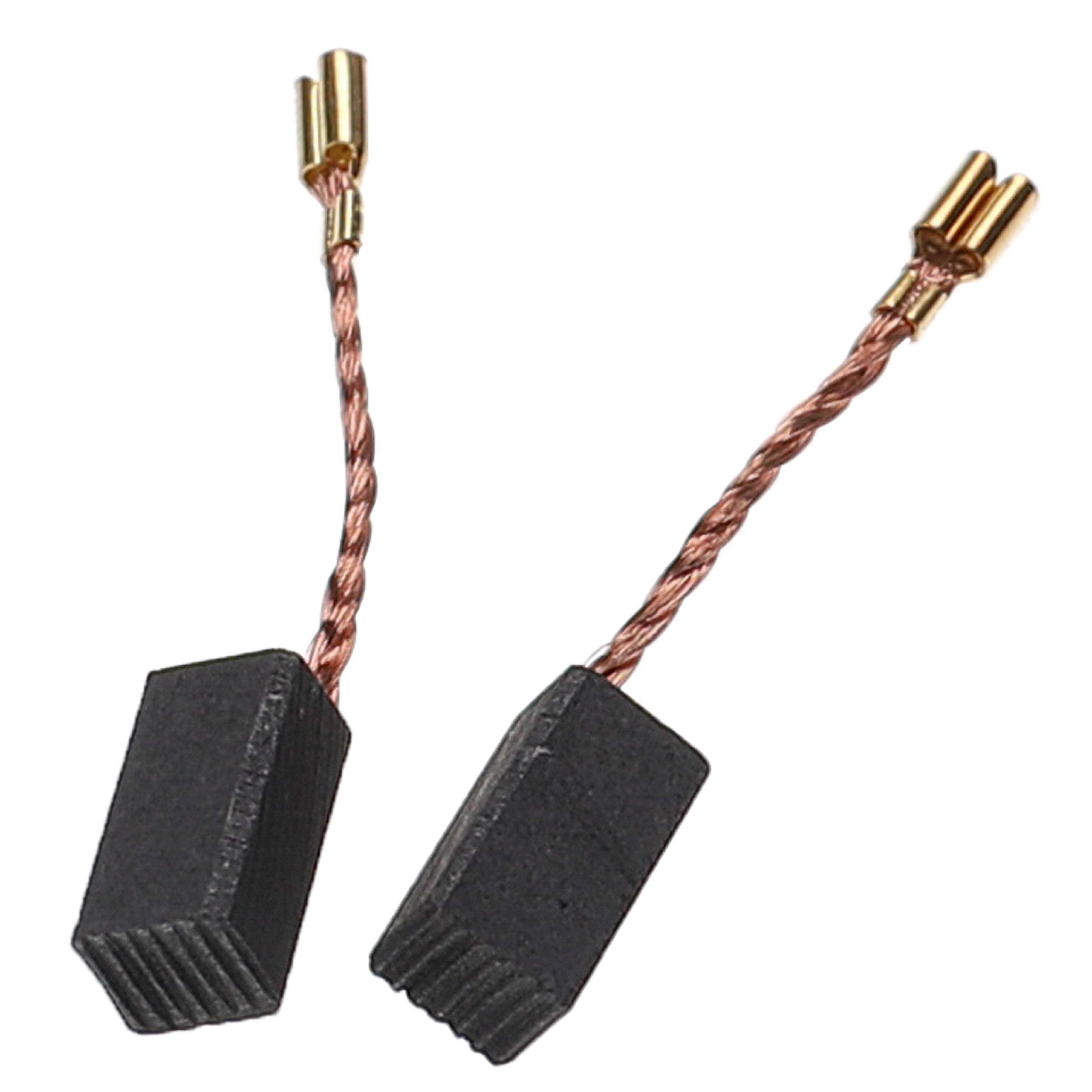 vhbw 2x Kohlebürste 6,3 x 7,3 x 14 mm Ersatz für Hitachi 999-005 für Elektrowerkzeug