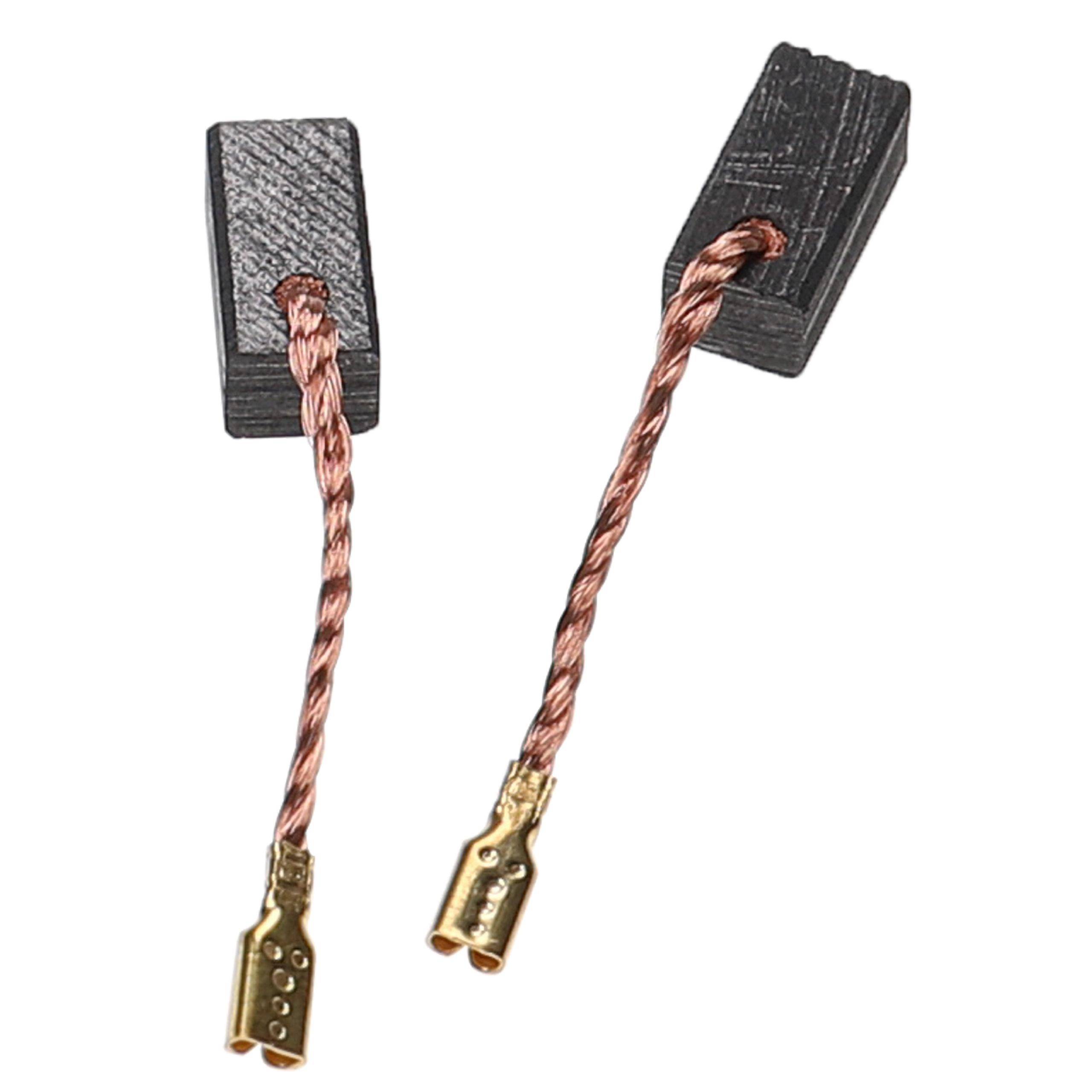 vhbw 2x Kohlebürste 6,3 x 7,3 x 14 mm Ersatz für Hitachi 999-005 für Elektrowerkzeug