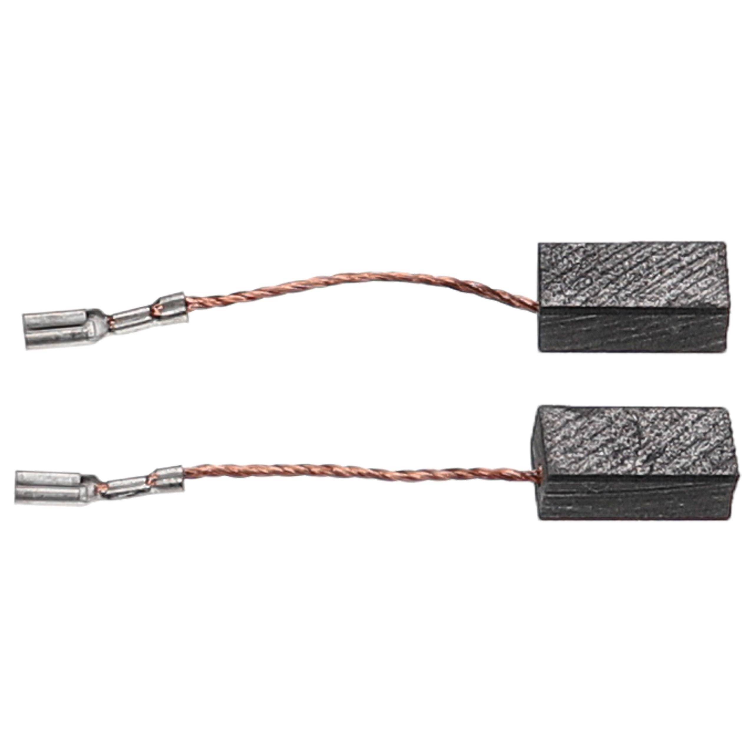 vhbw 2x Kohlebürste 6,5 x 9 x 17 mm Ersatz für Hitachi 999-076 für Elektrowerkzeug