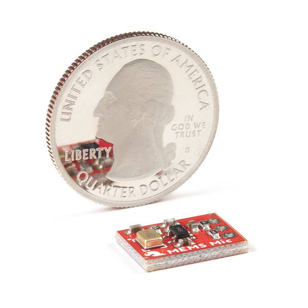 SparkFun Analog MEMS Microphone Breakout SPH8878LR5H-1 BOB-19389