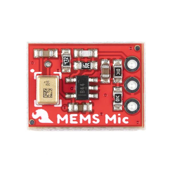 SparkFun Analog MEMS Microphone Breakout SPH8878LR5H-1 BOB-19389