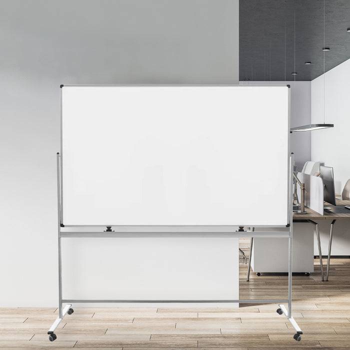 Office Marshal Whiteboard speziallackiert | mobil & drehbar | 150 x 100 cm