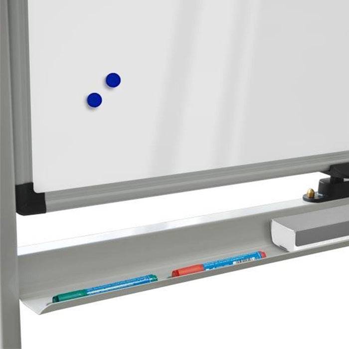 Office Marshal Whiteboard speziallackiert | mobil & drehbar | 150 x 100 cm