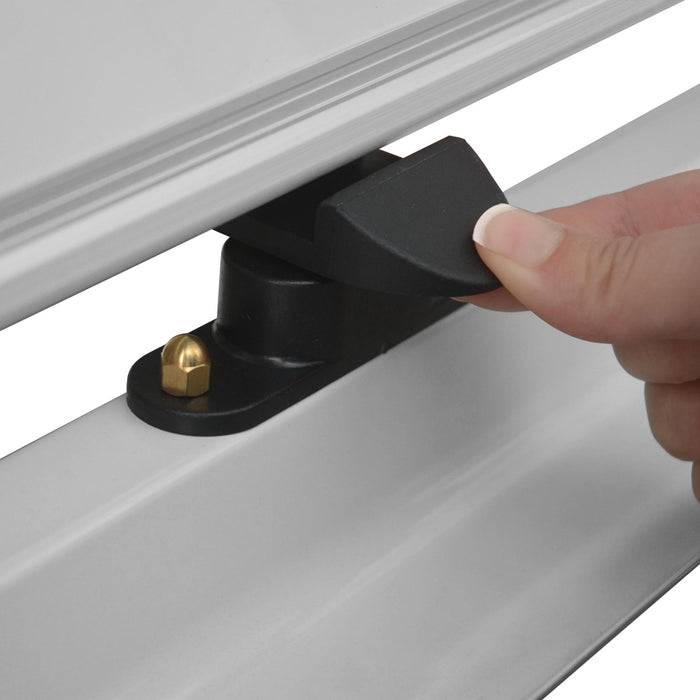 Office Marshal Whiteboard Stanford PRO | lackiert | mobil & drehbar | 90 x 120 cm