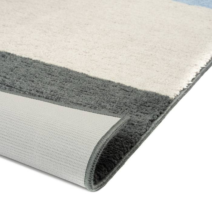 FLOORDIREKT Badteppich Horizont - Moderne Badematte in verschiedenen Farben - Rutschhemmend & Pflegeleicht - 50 x 80 cm