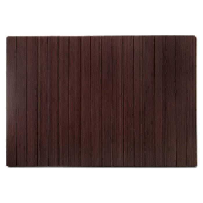 Karat Bodenschutzmatte Bambus | Dunkel | 90x120 cm