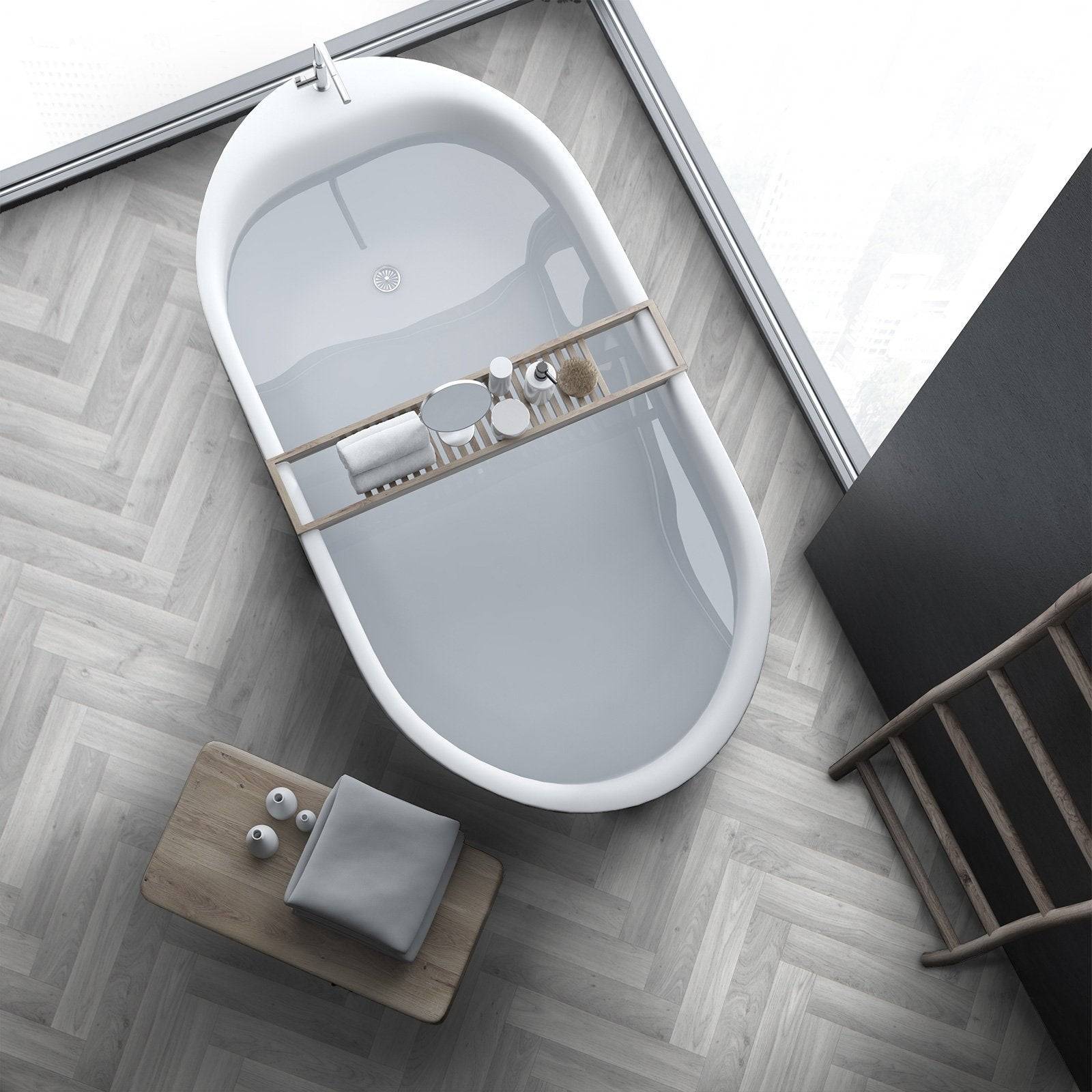 Karat CV-Belag Plaza | Oak Chevron 907M | 100x300 cm