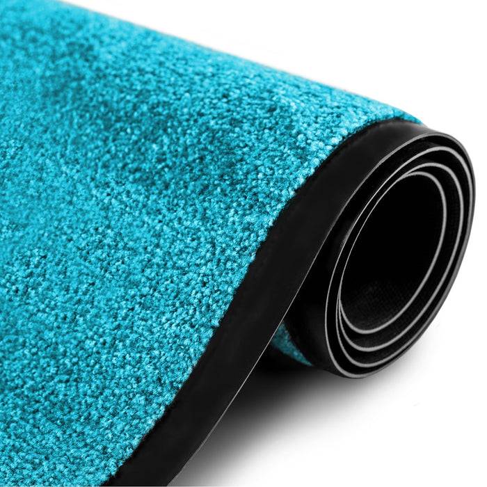 Floordirekt Schmutzfangmatte Rhine - Türkis 90 x 600 cm