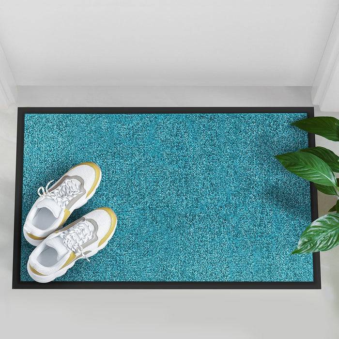 Floordirekt Schmutzfangmatte Rhine - Türkis 200 x 200 cm