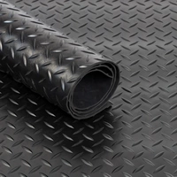 etm Gummi-Bodenbelag | mit Tränenblech-Struktur | Zuschnitt | 150x450 cm etm Gummi-Bodenbelag | mit Tränenblech-Struktur | Zuschnitt | 150x450 cm