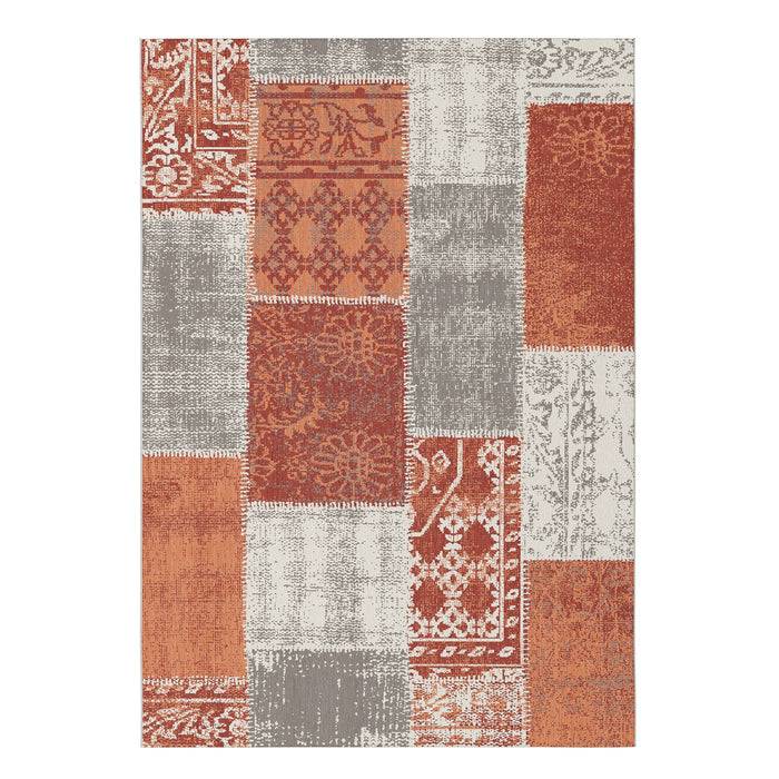 KARAT Outdoorteppich Cotton - Für den Innen- und Außenbereich geeignet - Rot - 80 x 150 cm