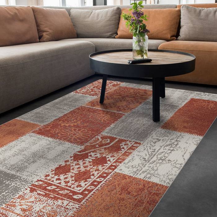KARAT Outdoorteppich Cotton - Für den Innen- und Außenbereich geeignet - Rot - 200 x 290 cm