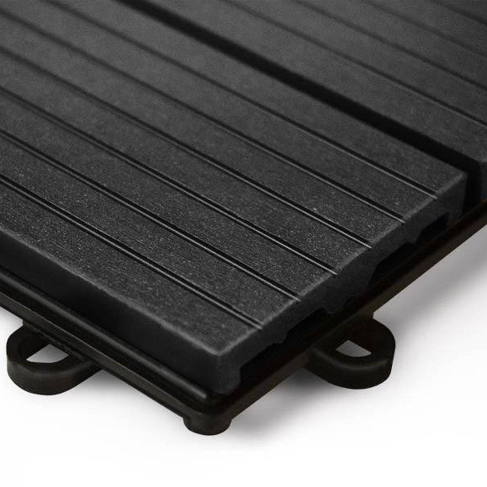 casa pura Klickfliesen | WPC | Royal | Anthrazit | 30x30 cm