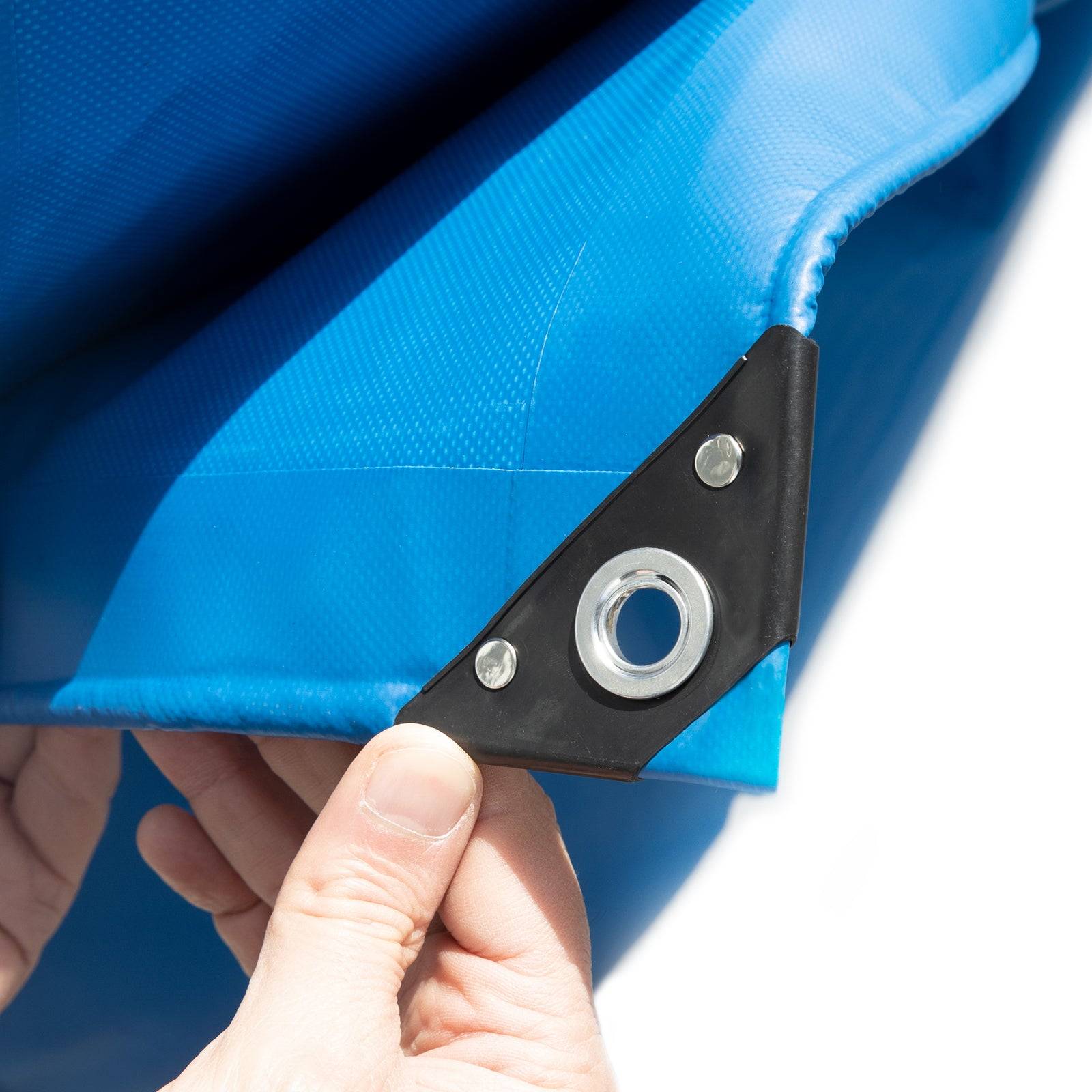 FLOORDIREKT LKW- und Anhängerplane - Multifunktional - 500 g/m² – Blau – 2 x 3 m