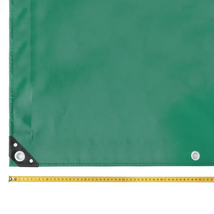 FLOORDIREKT LKW- und Anhängerplane - Multifunktional - 500 g/m² – Grün – 4 x 5 m