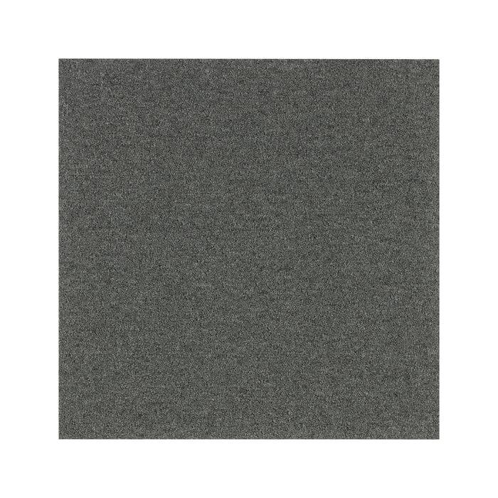 FLOORDIREKT Teppichfliesen Edinburgh - Schalldämmend & Antistatisch - Rutschhemmende Rückseite - 50 x 50 cm - Anthrazit