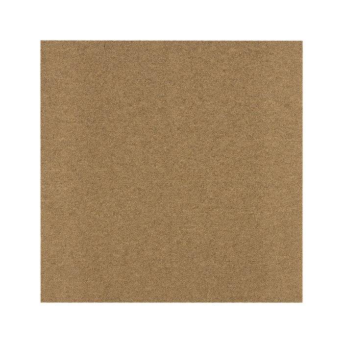 FLOORDIREKT Teppichfliesen Edinburgh - Schalldämmend & Antistatisch - Rutschhemmende Rückseite - 50 x 50 cm - Beige