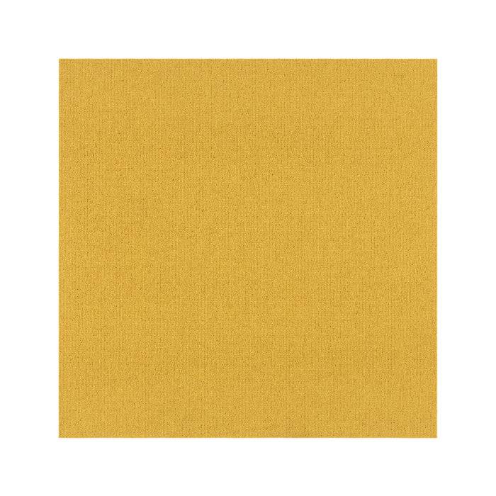 Ein Quadrat aus strukturiertem goldbraun gefärbtem Schleifpapier.