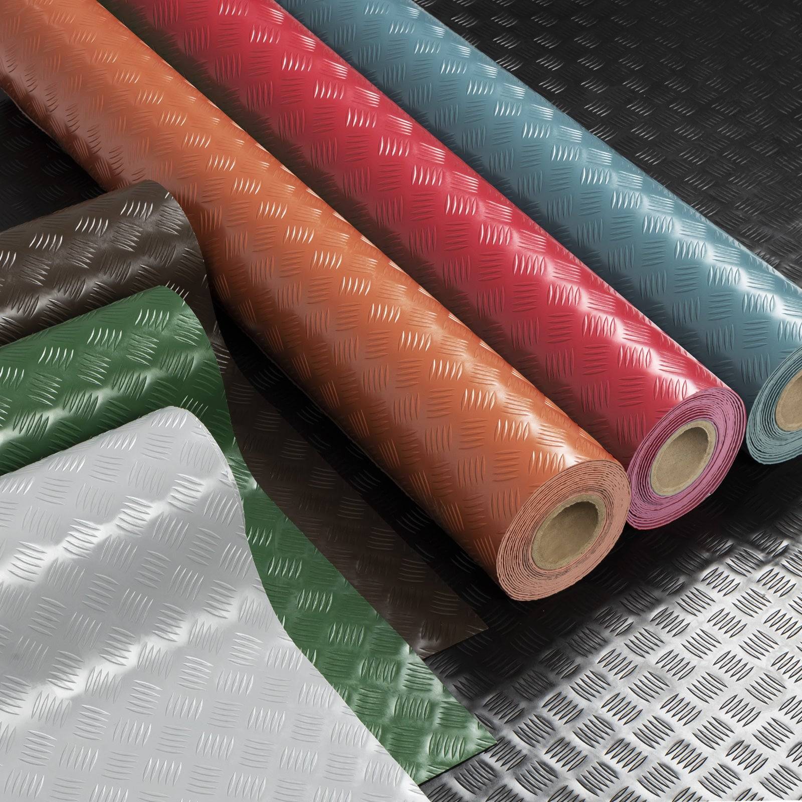 etm PVC-Bodenbelag | Diamond Cut | Braun | 120x400 cm