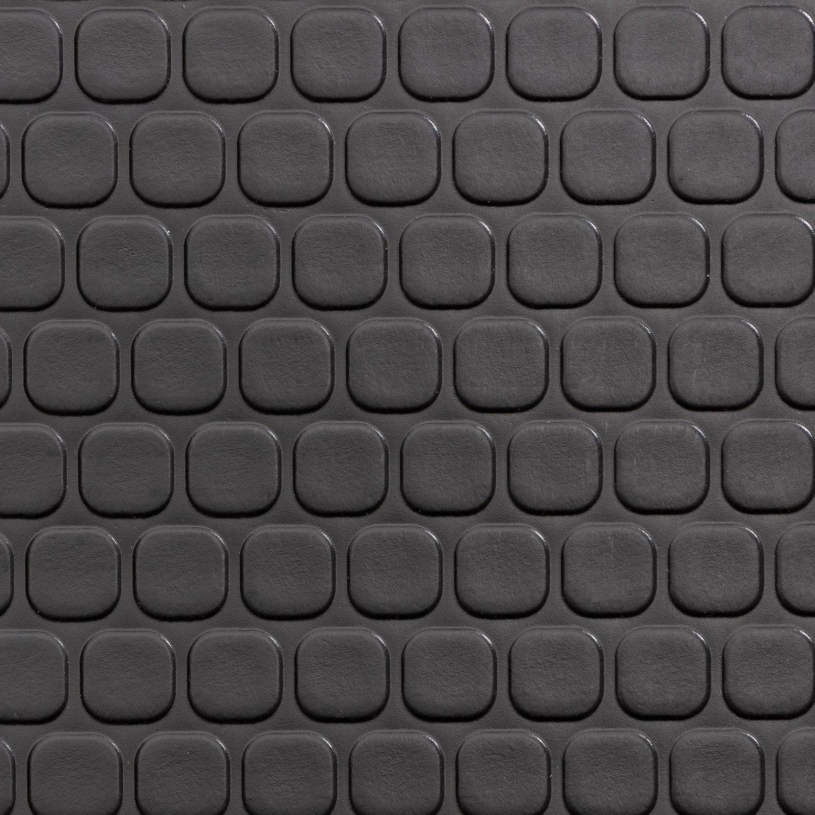 etm PVC-Bodenbelag | Square | Schwarz | 120x50 cm