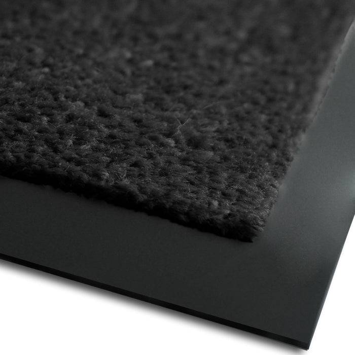 FLOORDIREKT Schmutzfangmatte Monochrom – Antistatisch & Rutschfest – Schwarz – 135 x 200 cm