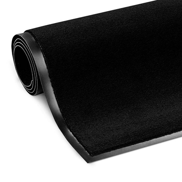 FLOORDIREKT Schmutzfangmatte Monochrom – Antistatisch & Rutschfest – Schwarz – 200 x 200 cm