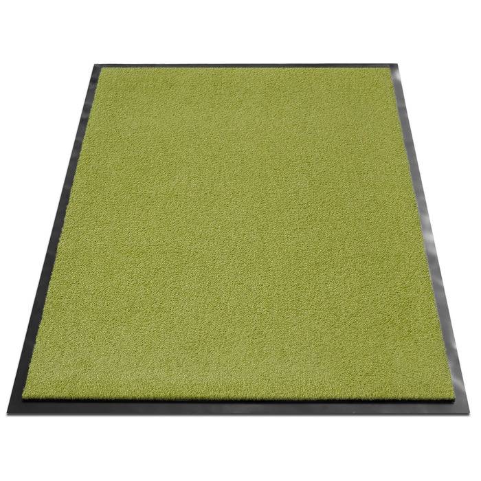 FLOORDIREKT Schmutzfangmatte Monochrom – Antistatisch & Rutschfest – Türkis – 90 x 120 cm