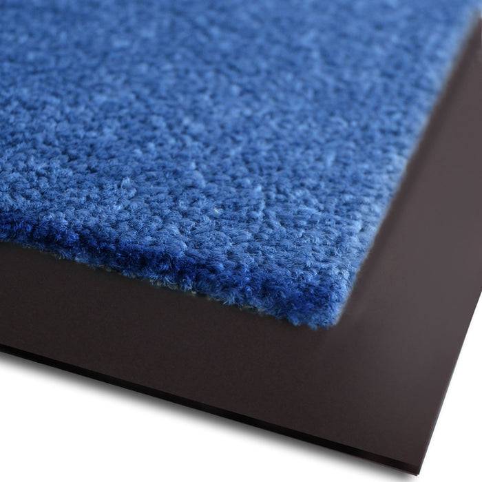 FLOORDIREKT Schmutzfangmatte Monochrom – Antistatisch & Rutschfest – Blau – 200 x 400 cm