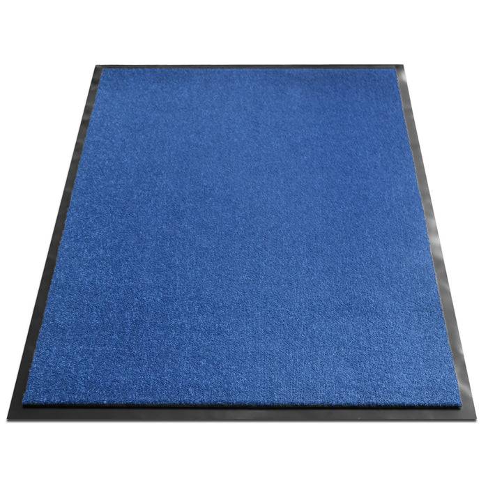 FLOORDIREKT Schmutzfangmatte Monochrom – Antistatisch & Rutschfest – Blau – 200 x 400 cm
