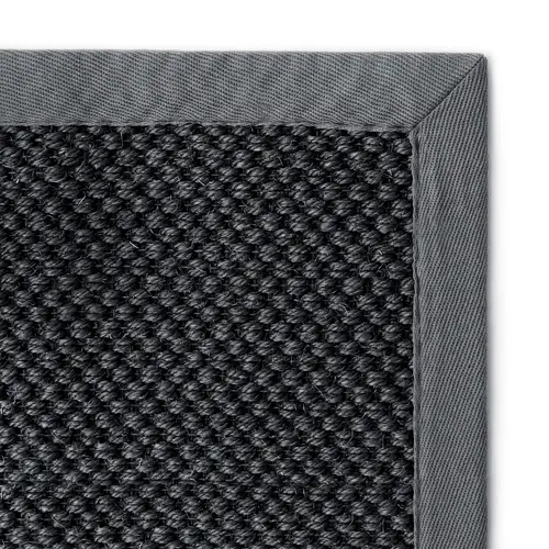 Karat Sisal Tiger-Eye | Mit Bordüre | Grau DC-261 | 160 x 230 cm Karat Sisal Tiger-Eye | Mit Bordüre | Grau DC-261 | 160 x 230 cm