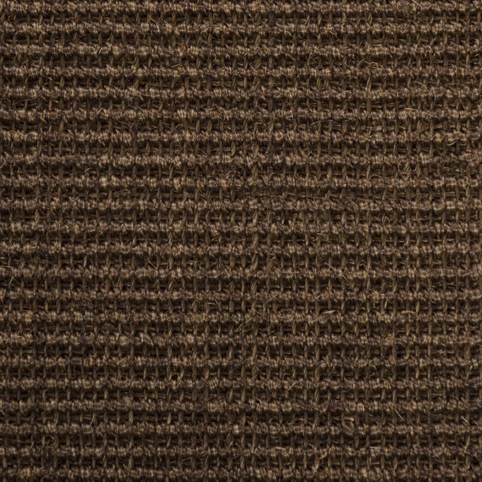 Karat Teppich-Läufer auf Maß gekettelt | Sylt dunkelbraun | 50x400 cm