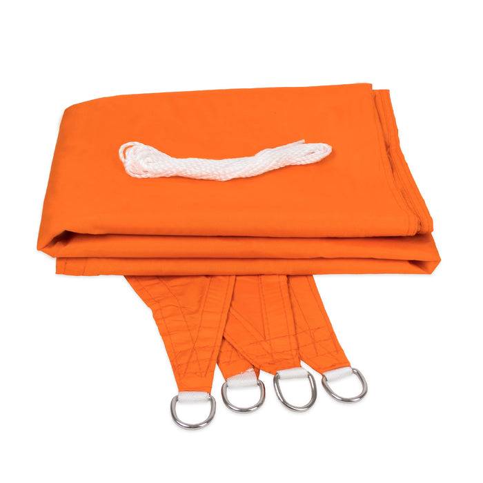 CASA PURA Wasserabweisendes Sonnensegel - Für Garten und Balkon - Orange - 3x3x3 m