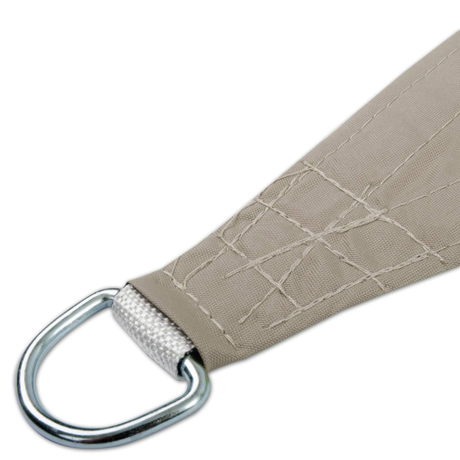 casa pura Atmungsaktives Sonnensegel | Grau | 5x7m