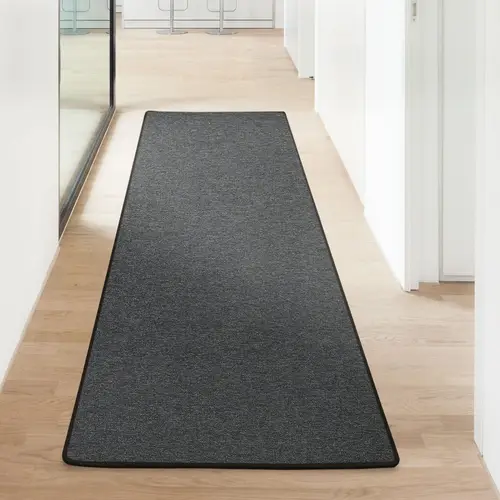 Karat Teppich-Läufer auf Maß | London | Anthrazit 77 | 67x150 cm Karat Teppich-Läufer auf Maß | London | Anthrazit 77 | 67x150 cm