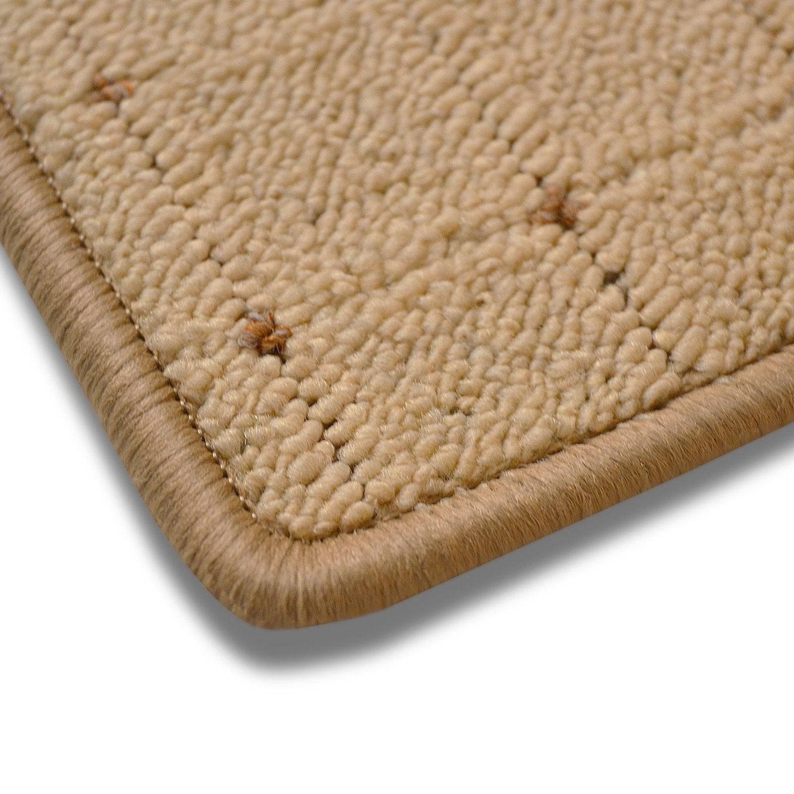 Karat Teppich-Läufer auf Maß gekettelt | Rapido beige | 200x350 cm