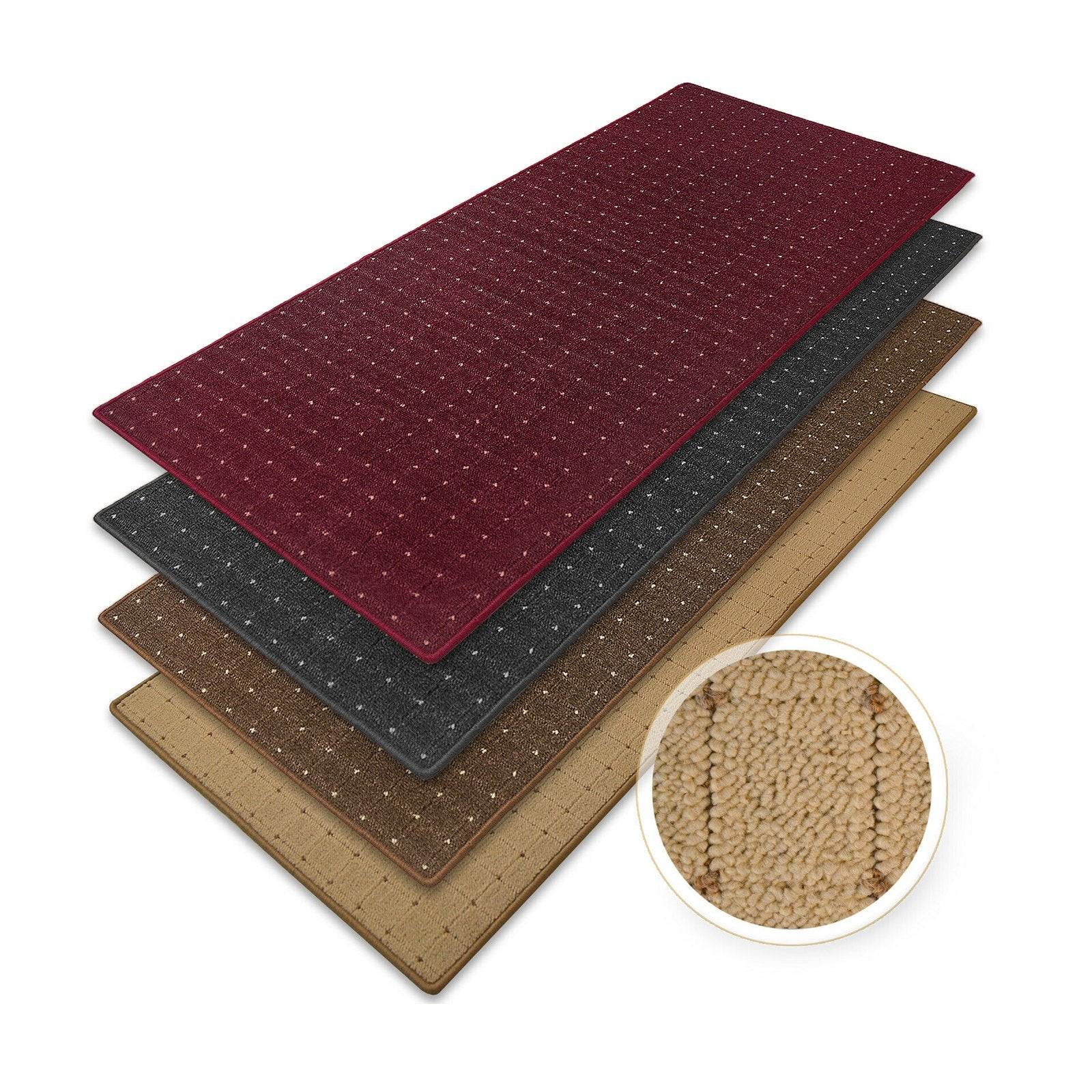 Karat Teppich-Läufer auf Maß gekettelt | Rapido beige | 200x350 cm