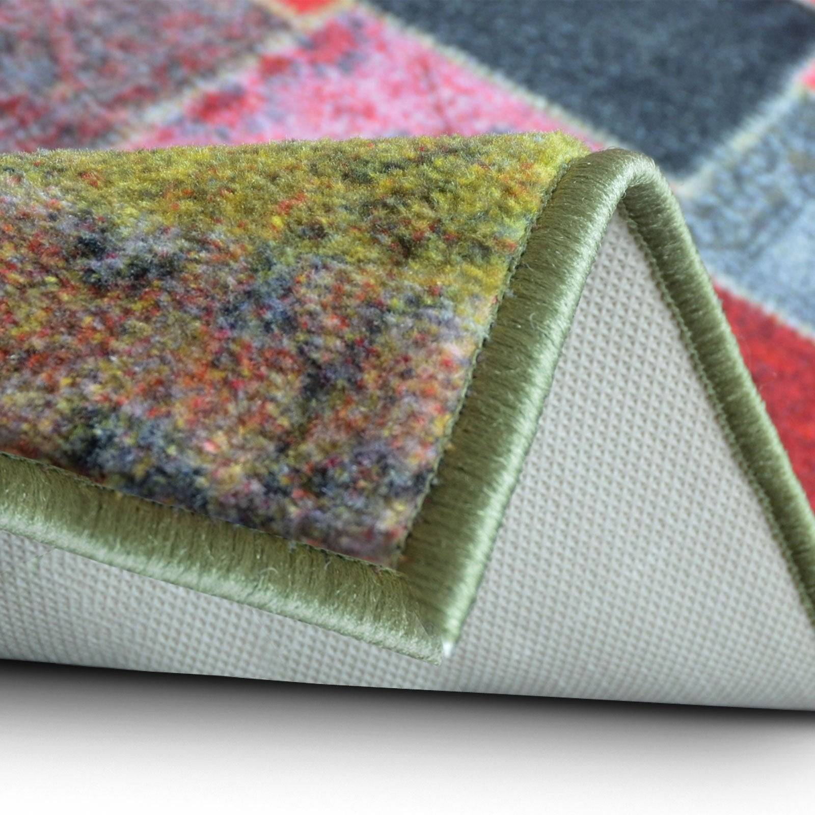 Karat Teppich-Läufer auf Maß | Monsano | Patch | 80x500 cm