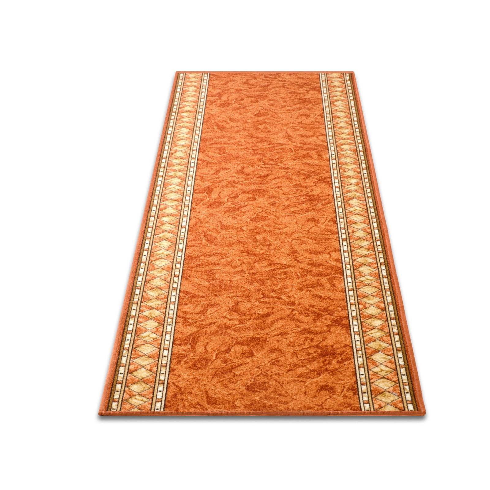 Karat Teppich-Läufer auf Maß gekettelt | Rügen terra | 67x500 cm